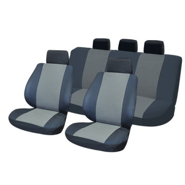 huse scaune auto compatibile MERCEDES Clasa C W203 2000-2007 - Culoare: negru + gri