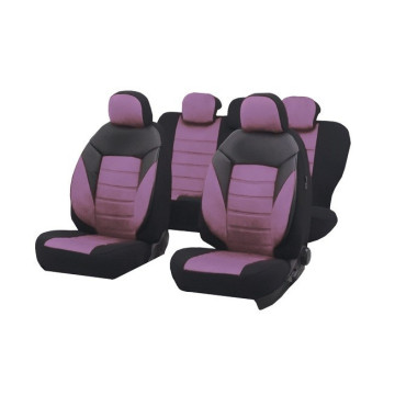 huse scaune auto compatibile AUDI A4 B5 1994-2000 - Culoare: negru + mov