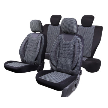 huse scaune auto compatibile SEAT Cordoba II 2002-2010 - Culoare: negru + gri