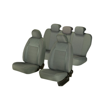 huse scaune auto compatibile MERCEDES Clasa C W203 2000-2007 - Culoare: gri