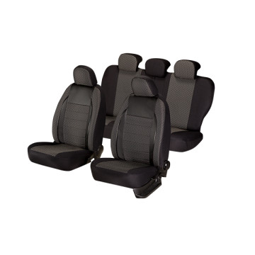 huse scaune auto compatibile DACIA Duster I 2010-2017 - Culoare: negru