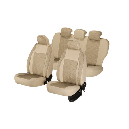 Set huse scaune auto compatibile FORD Kuga I 2008-2012 - Elegance - Culoare: bej