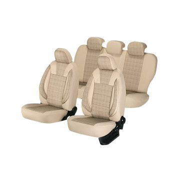 huse scaune auto compatibile AUDI A3 (8L) 1996-2003 - Culoare: bej